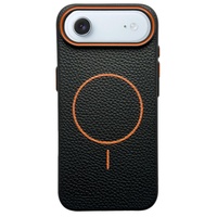 Husa Wave Magsafe iPhone Air Negru / Portocaliu