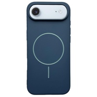 Husa Silicon Velvet Magsafe iPhone Air Bleumarin