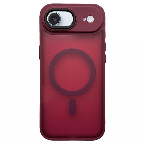 Husa Hybrid Matte Magsafe iPhone Air Rosu