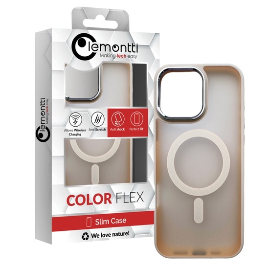 Lemontti Husa Shield MagSafe iPhone 16 Pro Max Roz