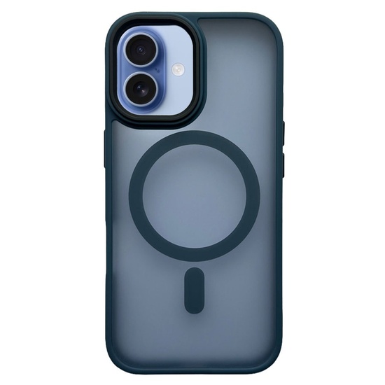 Lemontti Husa Hybrid Matte Magsafe iPhone 17 Bleumarin