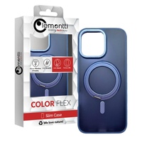 Lemontti Husa Shield MagSafe iPhone 16 Pro Max Albastru, cu suport rotativ 360 grade