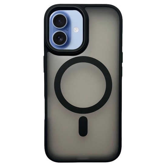 Lemontti Husa Hybrid Matte Magsafe iPhone 17 Negru