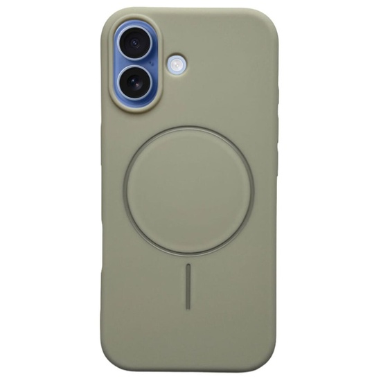 Lemontti Husa Silicon Velvet Magsafe iPhone 17 Alb