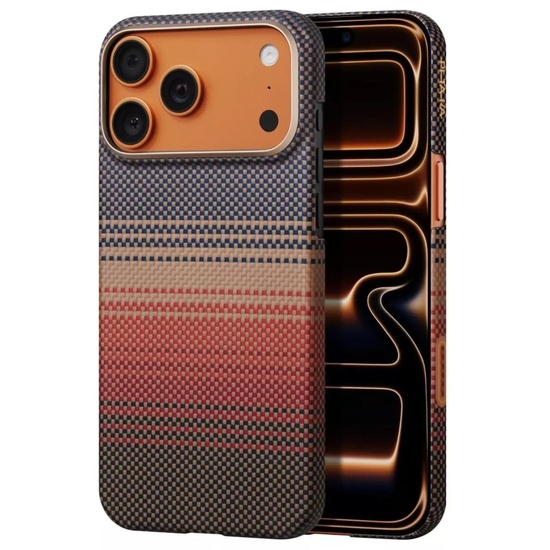 Pitaka Husa MagEZ 7 Pro 600D Ultra-Slim Aramida Magsafe iPhone 17 Pro Sunset