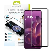 Lemontti Folie Sticla Curbata 3D Motorola Edge 60 Pro Negru