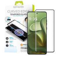 Lemontti Folie Sticla Curbata 3D Motorola Edge 60 Negru