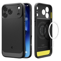 Spigen Husa Rugged Armor MagSafe iPhone 17 Pro Max Matte Black