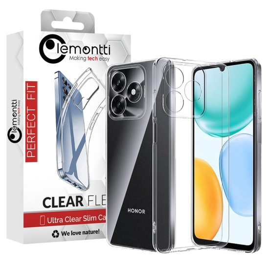 Lemontti Husa Silicon Honor X5c Plus Transparent