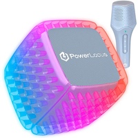 PowerLocus Set Boxa portabila Aero Bluetooth cu microfon wireless Albastru (waterproof)