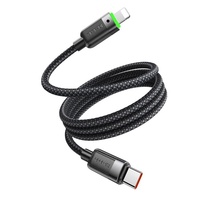 Mcdodo Cablu Type-C la Lightning 36W, Fast Charging Self-Winding Series, 1.2m Negru