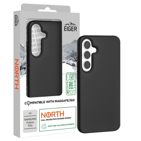 Eiger Husa North Magsafe GRS Samsung Galaxy S26 Negru