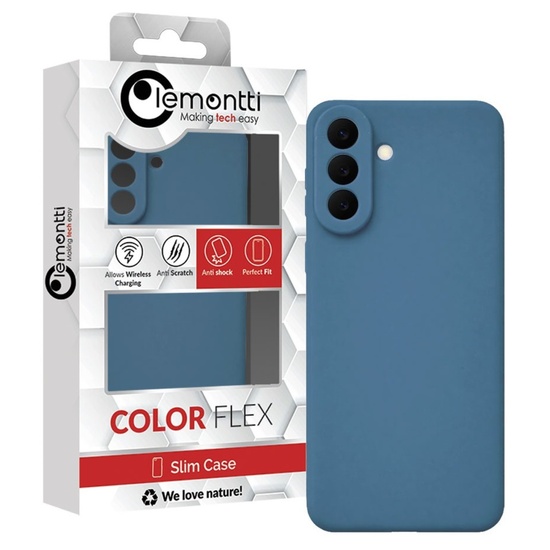 Lemontti Husa Silicon Soft Slim Samsung Galaxy A57 Bleumarin
