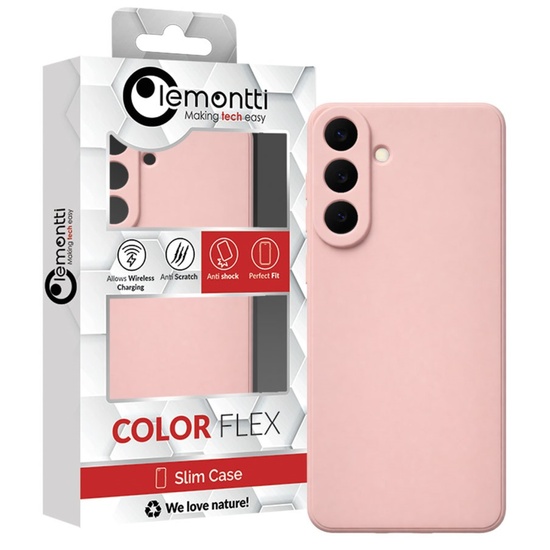 Lemontti Husa Silicon Soft Slim Samsung Galaxy S26 Roz