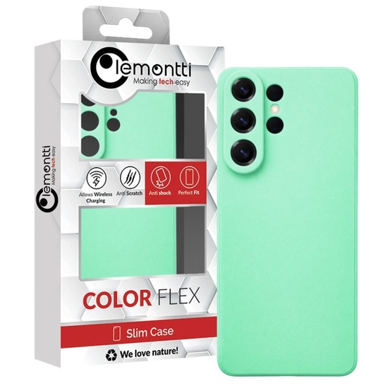 Lemontti Husa Silicon Soft Slim Samsung Galaxy S26 Ultra Verde Menta