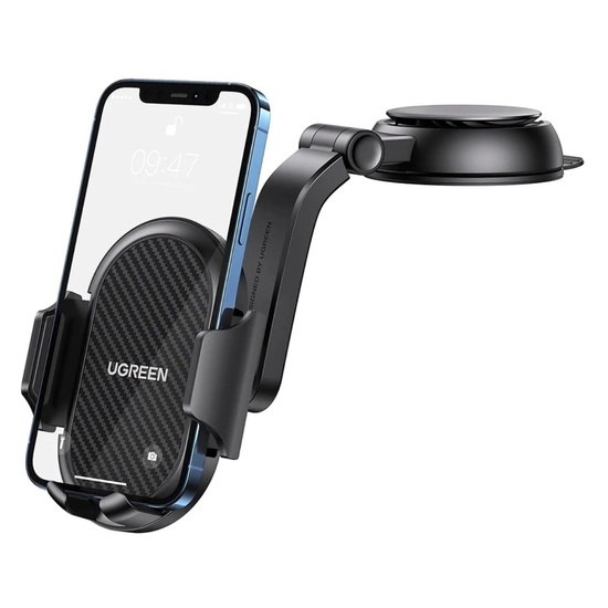 Ugreen Suport Auto cu prindere de bord, rotatie 360 grade, Negru