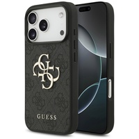 Guess Husa 4G Big Metal Logo iPhone 17 Pro Max Negru