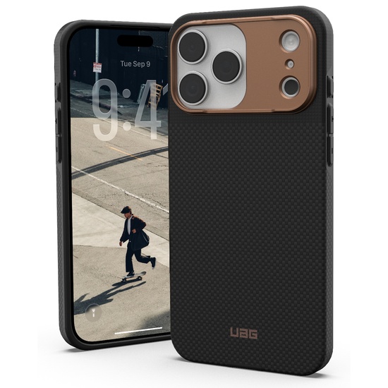 UAG Husa Fibr Armr Magsafe iPhone 17 Pro Max Kevlar Graphite/Bronze