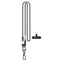 Tactical 2 in 1 Cablu cu snur telefon Snake Fast Charge Type-C la Type-C, PD 60W 1.2m, Verde