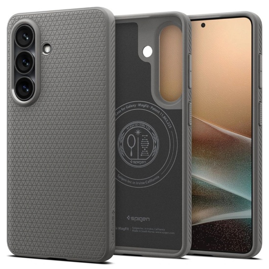 Spigen Husa Liquid Air MagSafe Samsung Galaxy S26 Marble Gray