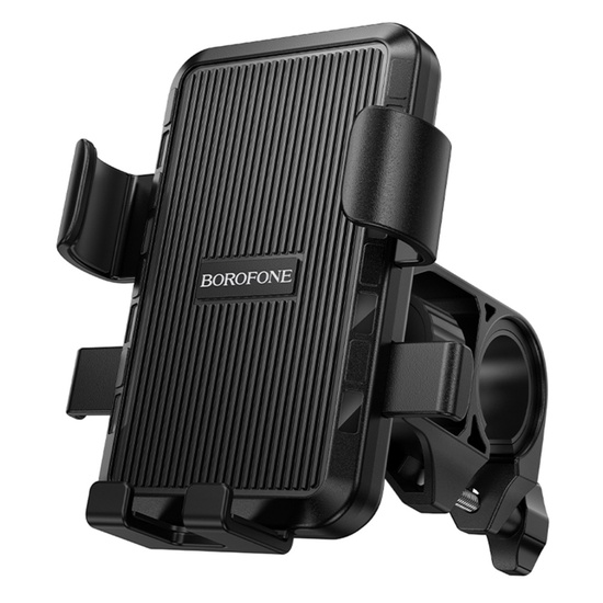 Borofone Suport Telefon pentru Bicicleta / motocicleta, cu prindere ghidon, Knight brațe reglabile, pentru telefone cu diagonala 6.0–7.0 inch, Negru