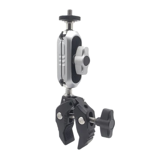 Techsuit Suport Multifunctional pentru camera GoPro prindere ghidon bicicleta, Negru