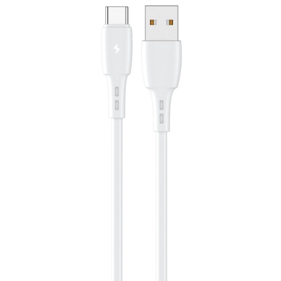 Lemontti Cablu USB-A la Type-C, 1.2m, Alb -T.Verde 0.18 lei/buc