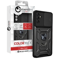 Lemontti Husa Slide Camera Armor Samsung Galaxy A05s Negru