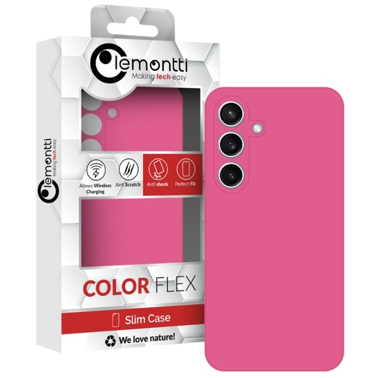 Lemontti Husa Silicon Premium Samsung Galaxy A05s Fuchsia