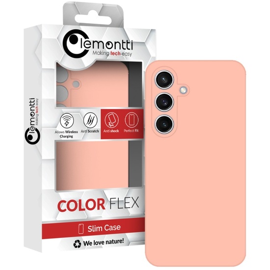 Lemontti Husa Silicon Premium Samsung Galaxy A05s Light Pink