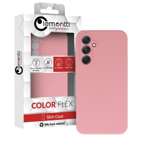 Lemontti Husa Silicon Premium Samsung Galaxy S23 FE Light Pink