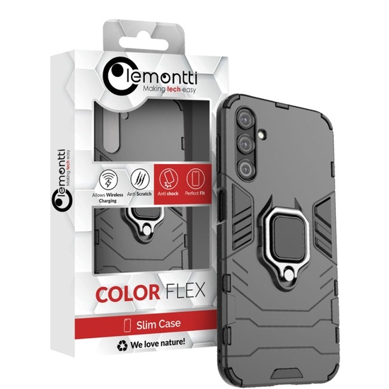 Lemontti Husa Ring Armor Samsung Galaxy A25 / A24 Negru